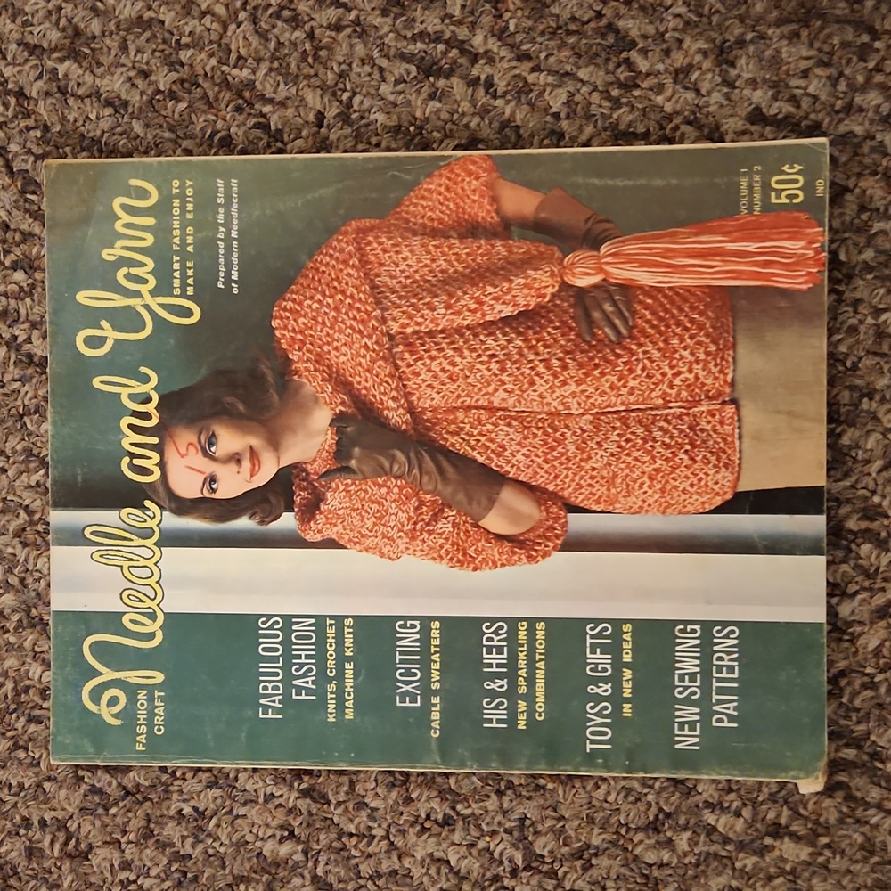 Vintage 1963 Needle and Yarn Fashion Craft Magazine